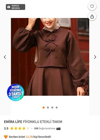 Kadın Vintage Bohem Uzun Kahverengi Elbise - Görsel 2