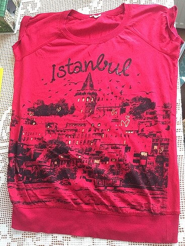 s Beden Kırmızı üst