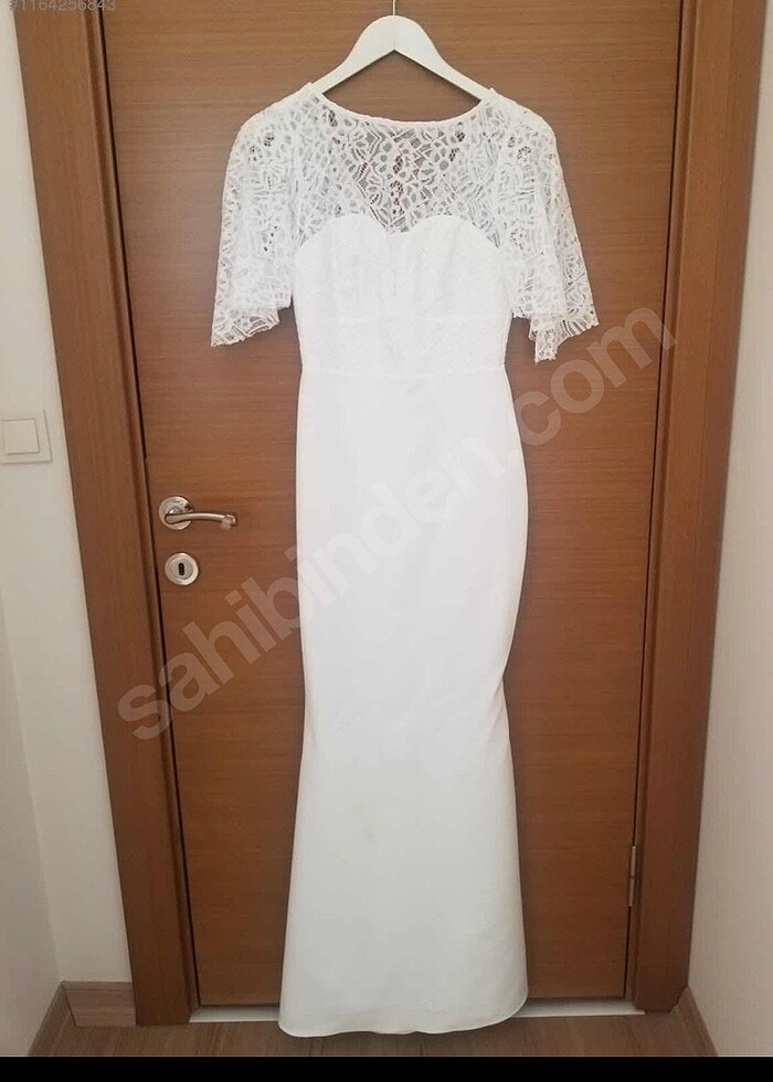 Dantel detaylı gelinlik - Görsel 2