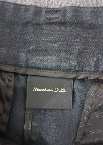 Siyah Bol Kesim Hamile Keten Pantolon - Görsel 3