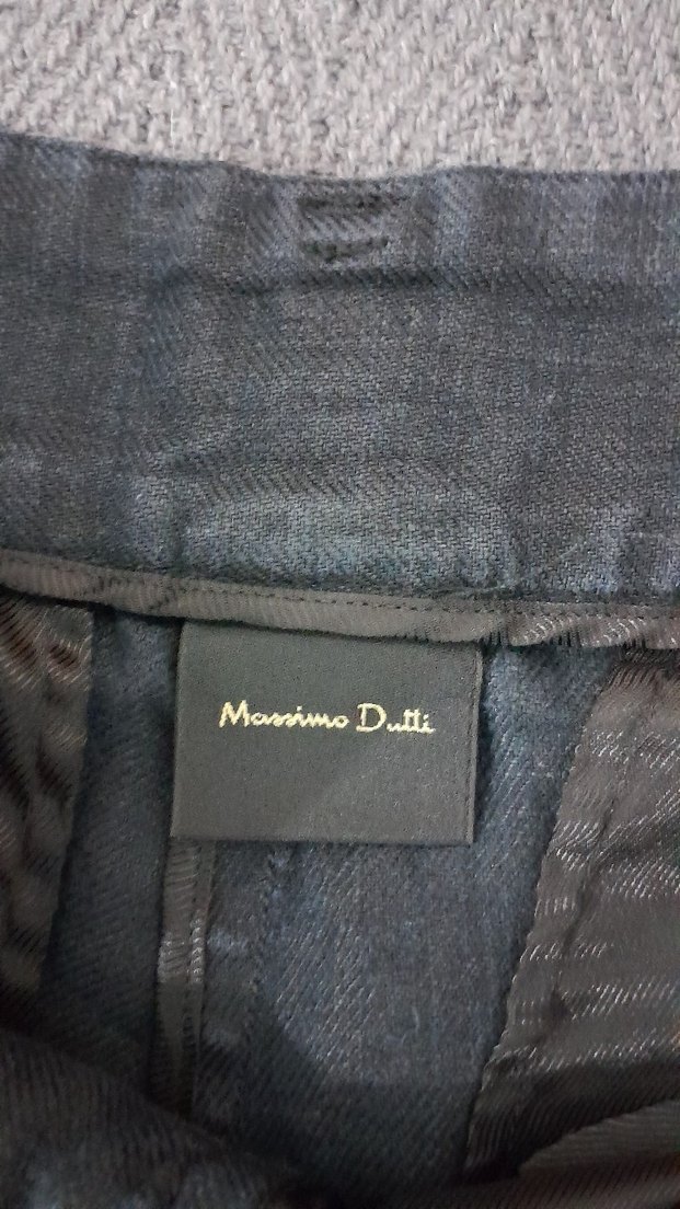 Siyah Bol Kesim Hamile Keten Pantolon - Görsel 3