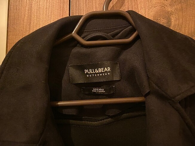 xs Beden Pull&Bear Crop Süet Deri Ceket