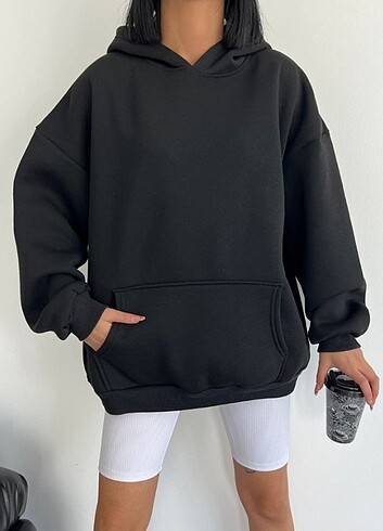 Sweatshirt kapşonlu unisex M beden