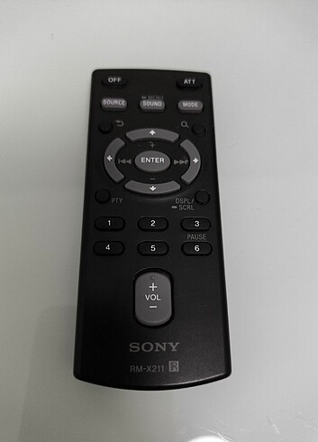 Orijinal Sony RM-X211 oto teyp kumandası 