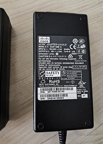 Diğer Cisco 48 volt Router adaptörü AA25480L
