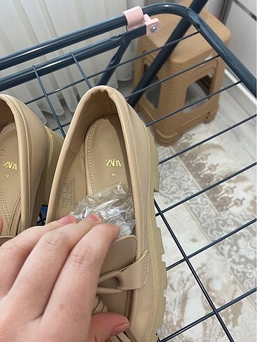 39 Beden camel Renk Zara loafer