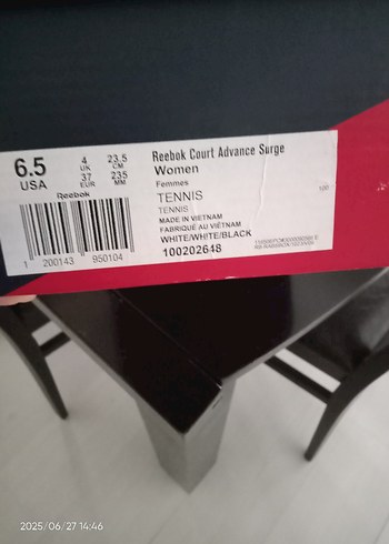 Reebok Beyaz Siyah Kadın Spor Ayakkabı - Görsel 5