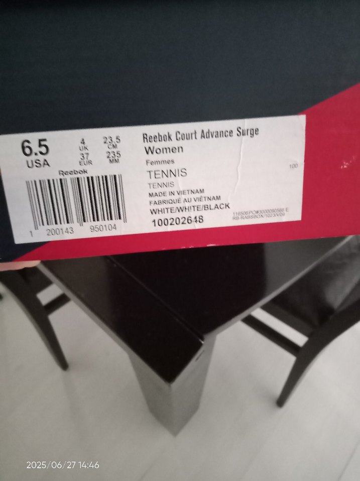 Reebok Beyaz Siyah Kadın Spor Ayakkabı - Görsel 5