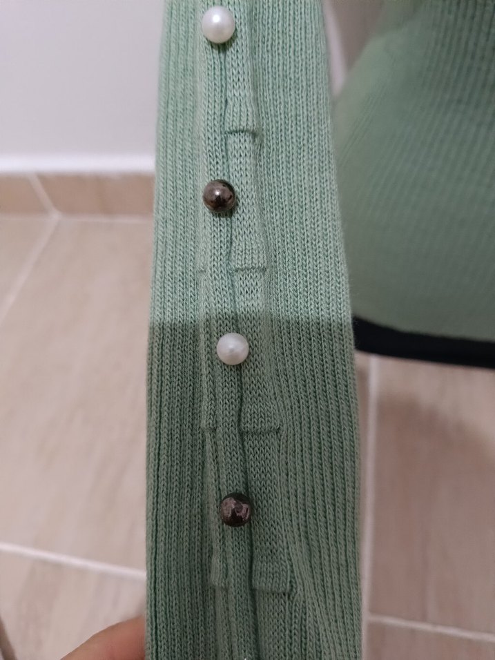 İnci Detaylı Fitilli Kazak - Görsel 3