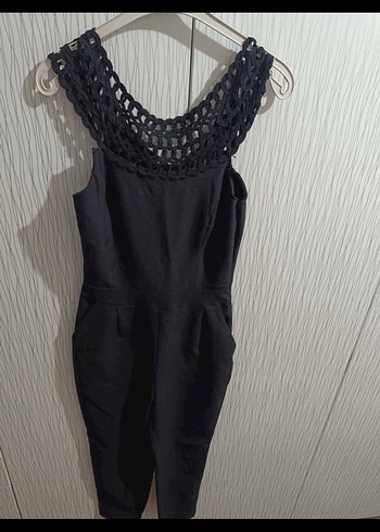 Siyah Kadın Tulum - Görsel 4