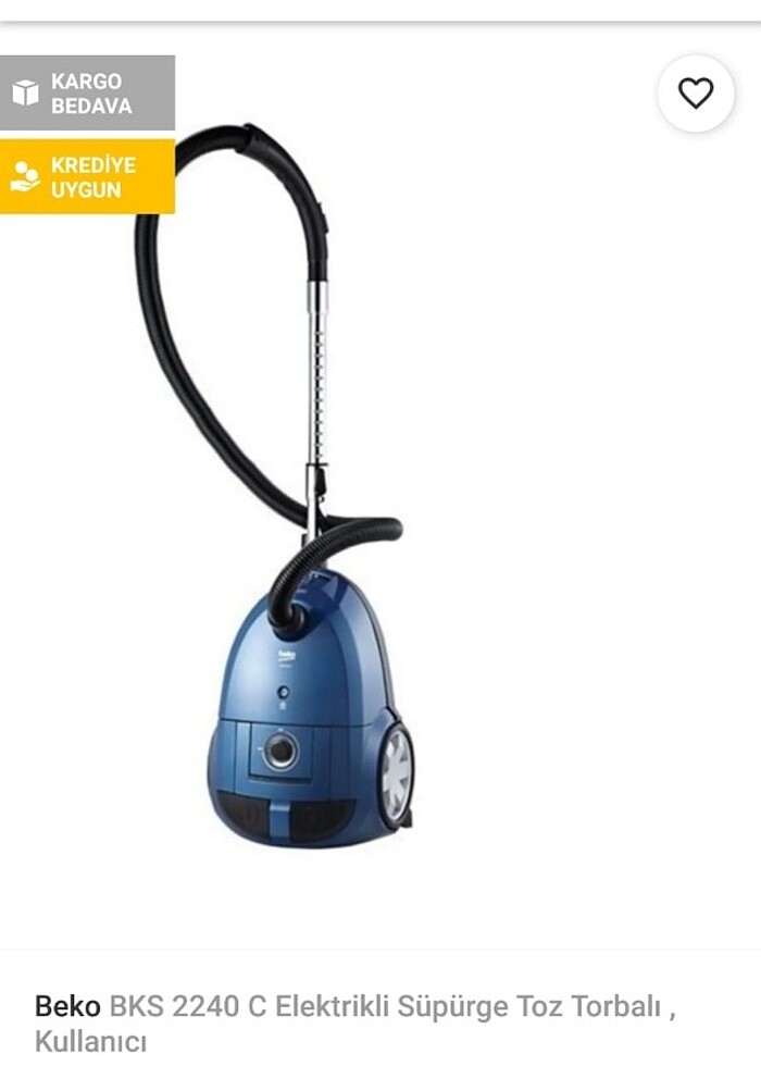 BEKO ELEKTRİKLİ SÜPÜRGE - Görsel 5