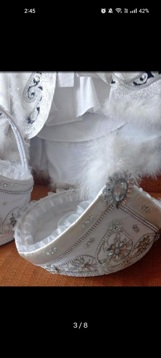 SÜNNET TAKIMI Beyaz Çocuk Takımı Dantel Detaylı - Görsel 3