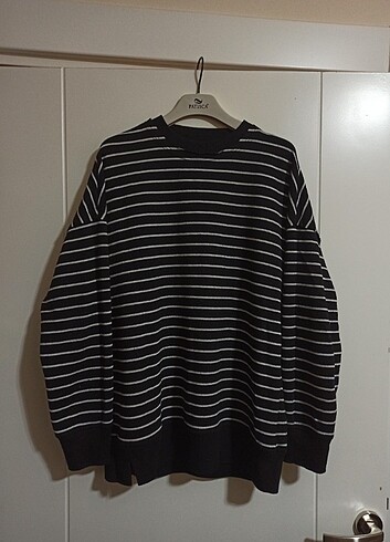 Çizgili sweatshirt 