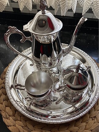 Gümüş Kahve Seti