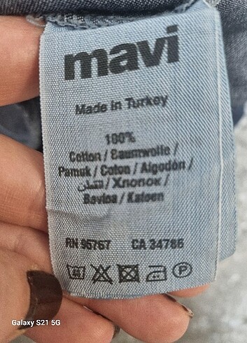 Mavi Jeans MAVİ XS ORJİNAL JEAN GÖMLEK ELBİSE