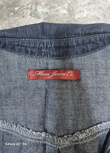 xs Beden MAVİ XS ORJİNAL JEAN GÖMLEK ELBİSE