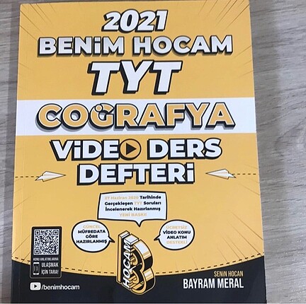Benim hocam Tyt coğrafya video ders defteri
