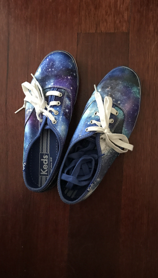 Keds Galaksi desenli keds ayakkabi