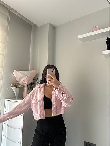 Pembe ceket