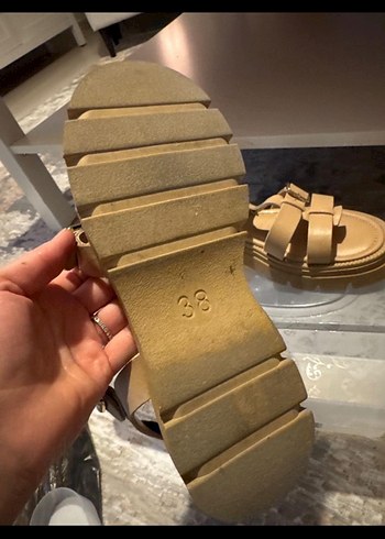 Greyder deri sandalet - Görsel 3