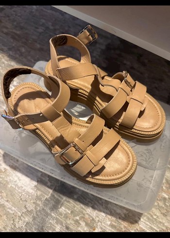 Greyder deri sandalet - Görsel 2