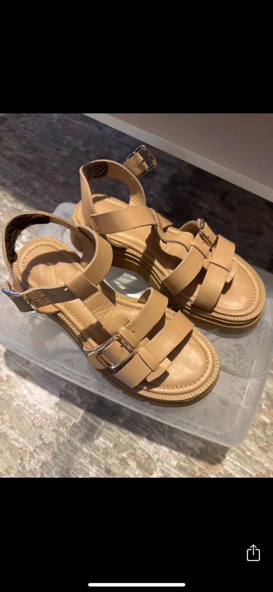 Greyder deri sandalet - Görsel 2