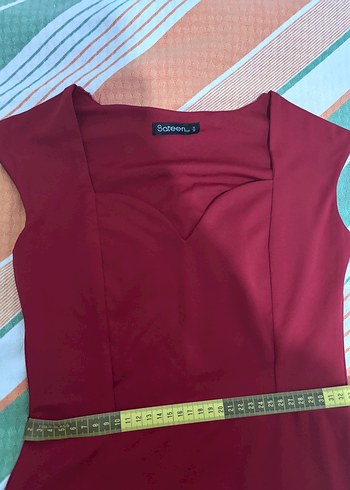 Kırmızı kısa Elbise - Görsel 2