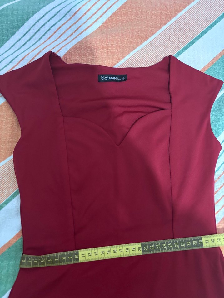 Kırmızı kısa Elbise - Görsel 2