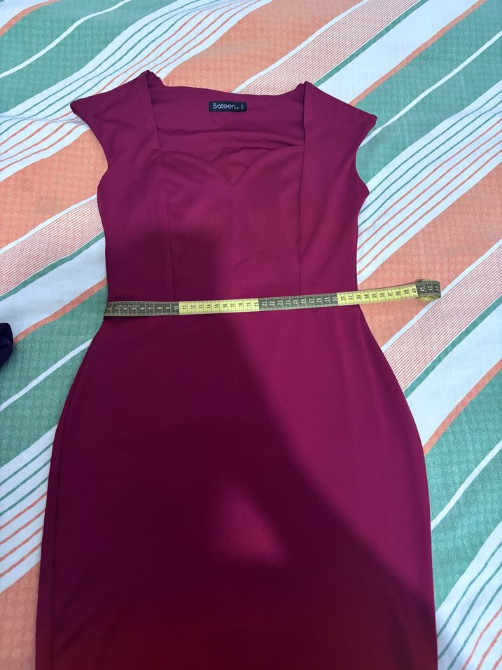 Kırmızı kısa Elbise - Görsel 3