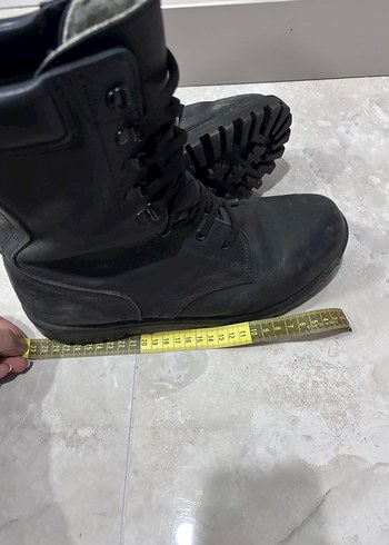 Siyah Deri Punk Tarzı Tokalı Botlar - Görsel 6