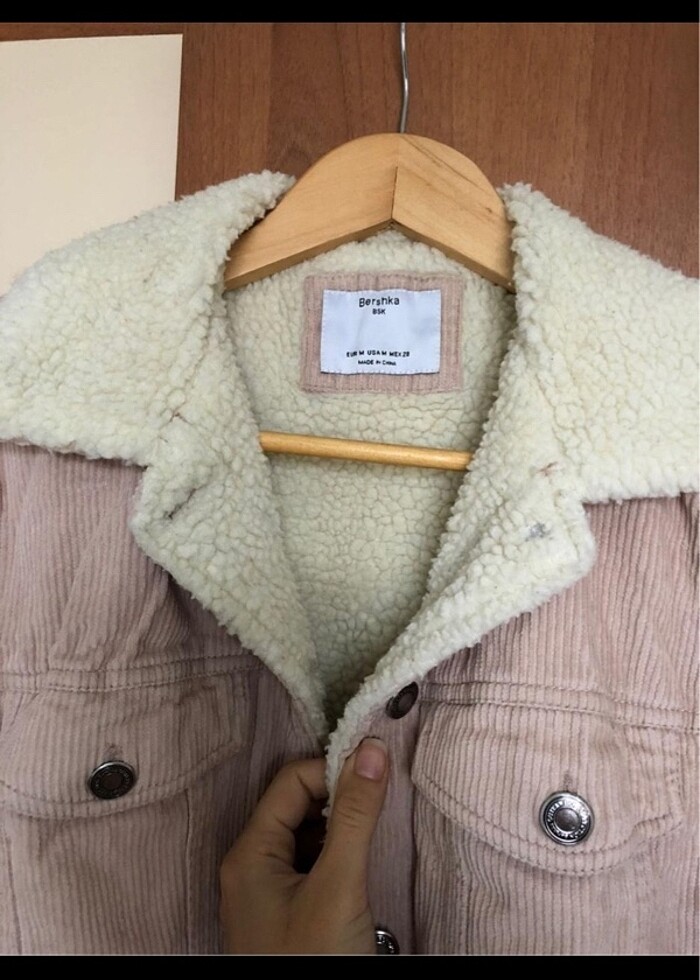 Bershka kadife mont - Görsel 2