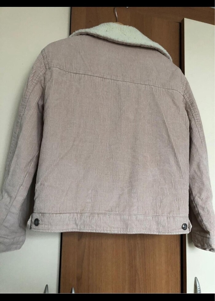 Bershka kadife mont - Görsel 5