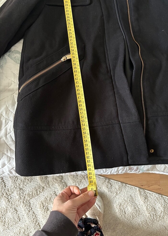 Zara kaşe kaban - Görsel 4