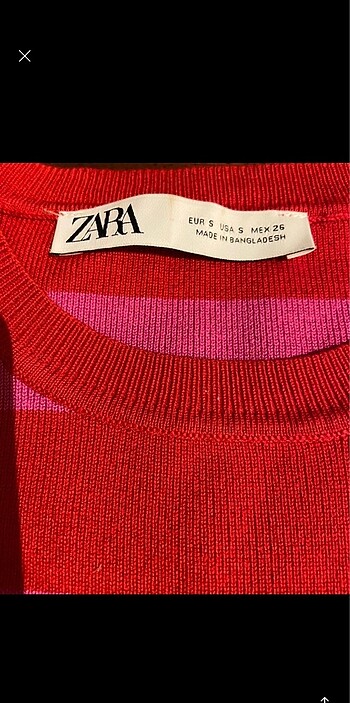 s Beden pembe Renk Zara bluz
