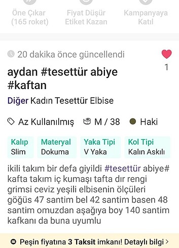 Diğer Tesettür abiye