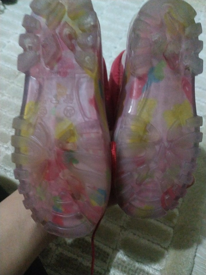 Kız Çocuk Pembe Bağcıklı Lastik Çizme - Görsel 5