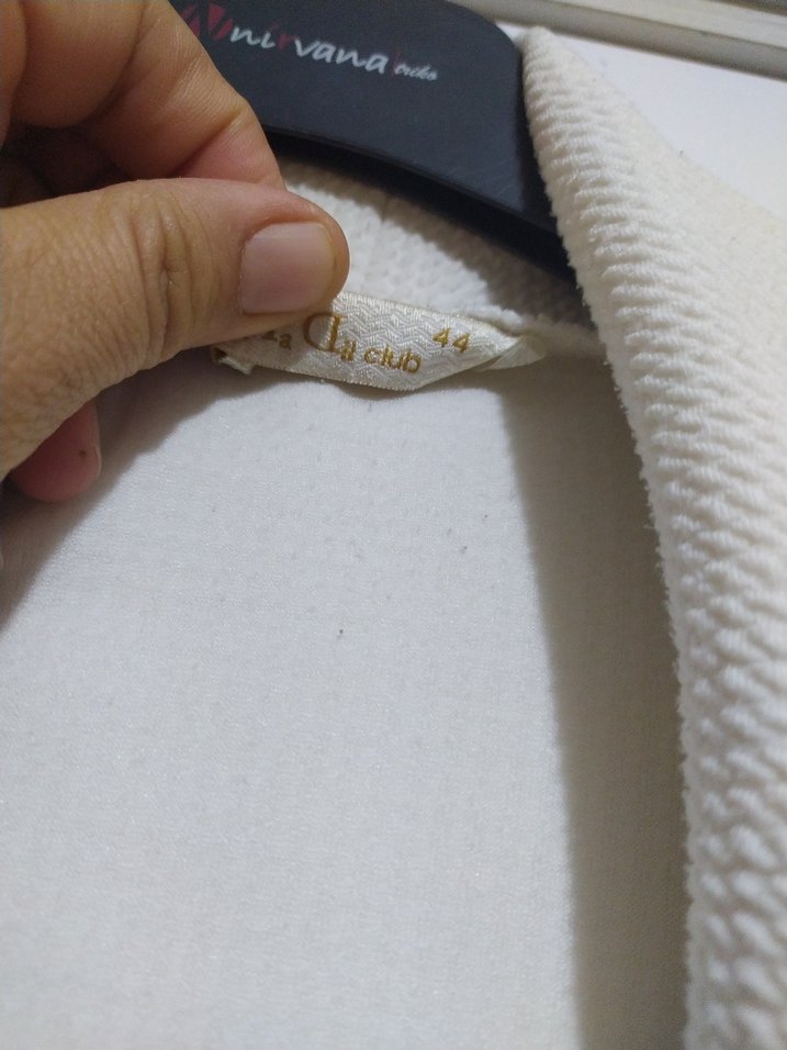 Beyaz i Kadın ceket - Görsel 3