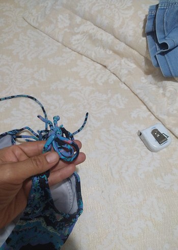 l Beden Bohem Desenli Askılı Mini Mayo