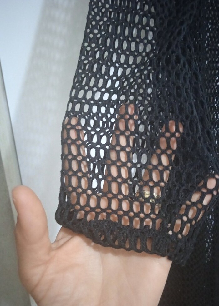 Bayan büyük beden yelek ... pareo - Görsel 3