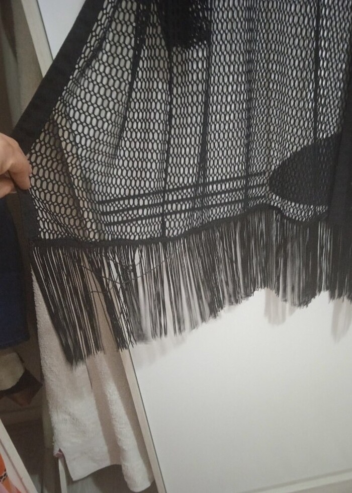 Bayan büyük beden yelek ... pareo - Görsel 4