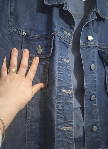 Bayan kot ceket  - Görsel 2