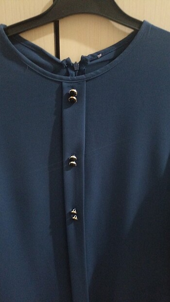 Modagram Indigo mavi Tunik