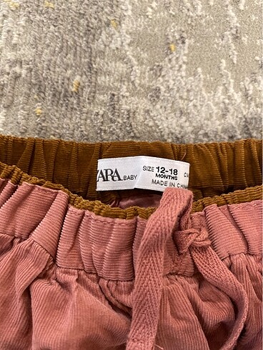Zara Zara kız bebek kadife etek