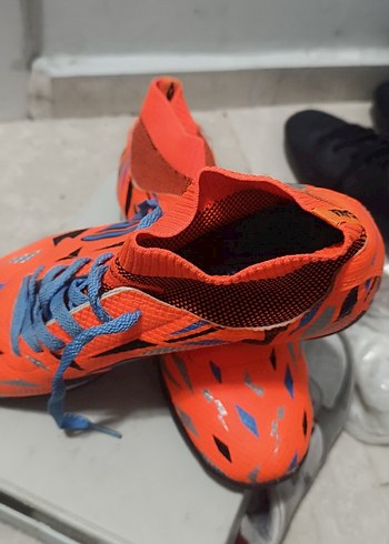 Renkli Erkek Futbol Ayakkabısı Velcro Bantlı - Görsel 4