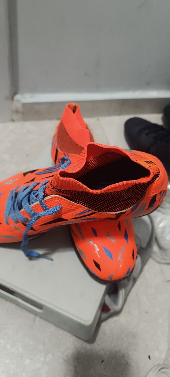 Renkli Erkek Futbol Ayakkabısı Velcro Bantlı - Görsel 4