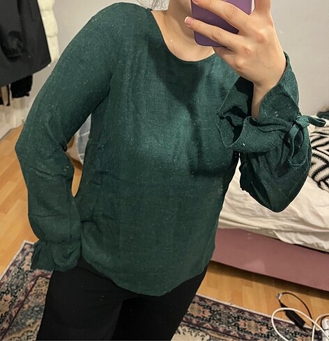 Yeşil bluz