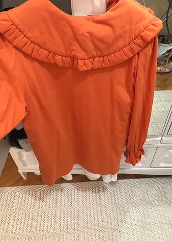 Turuncu Parıltılı Desenli Kadın Kol Düğmeleri - Görsel 2