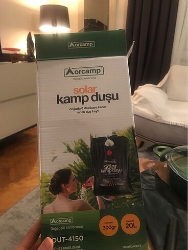 Solar kamp duşu