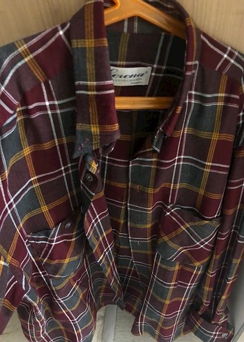 Kareli Vintage Gömlek - Görsel 3