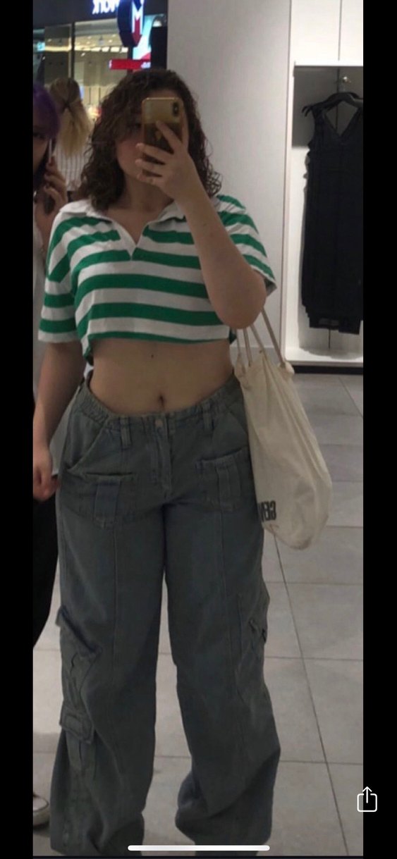 Açık mavi kargo pantolon - Görsel 2